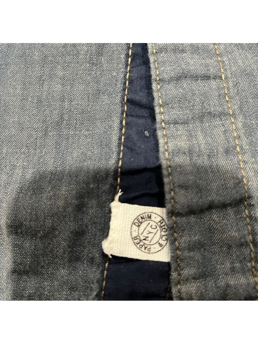 Paper Denim & Cloth button down denim shirt size 10-12